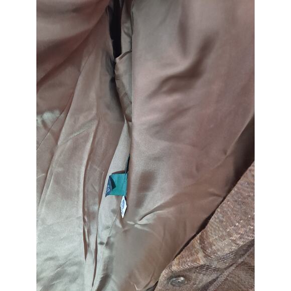 Lauren Ralph Lauren Women's Wool Plaid Lined Single Button Blazer Size 16 - Picture 10 of 11